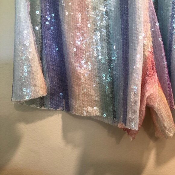 FARM Rio Rainbow Romper Music Festival/Eras Tour/Pride/Hippie/Boho size L - Picture 12 of 14